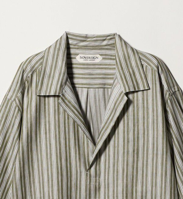 UNITED ARROWS「＜SOVEREIGN＞ストライプ スキッパーシャツ」|シャツ・ブラウス|