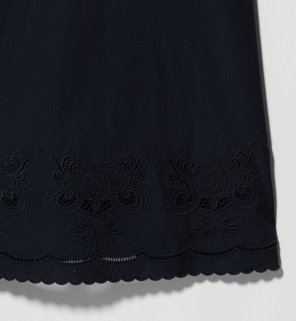 UNITED ARROWS「カットワーク シャツワンピース」|ワンピース|