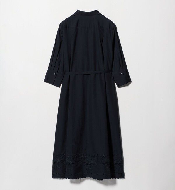 UNITED ARROWS「カットワーク シャツワンピース」|ワンピース|