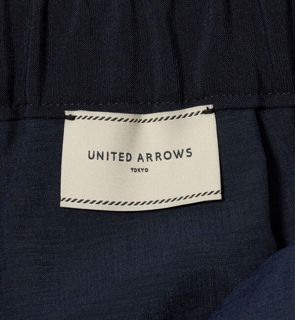 UNITED ARROWS「ハケメ ライク テーパードパンツ ‐ウォッシャブル‐」|スラックス|