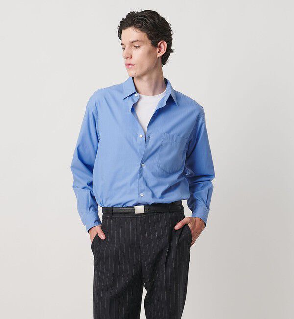 UNITED ARROWS「カリビアーナミルズ ポプリン レギュラーカラーシャツ」|シャツ・ブラウス|