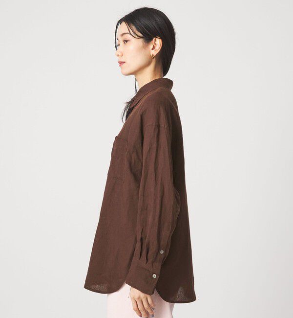 UNITED ARROWS green label relaxing「［size SHORTあり］リネン2WAYシャツ」|シャツ・ブラウス|