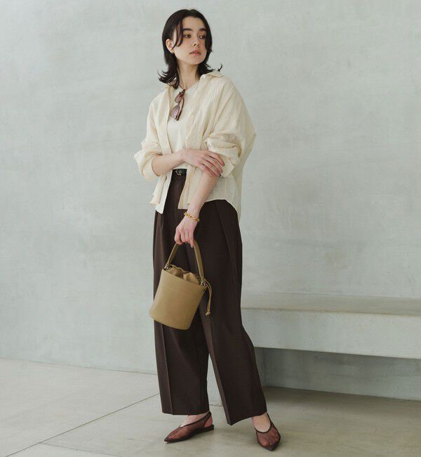 UNITED ARROWS green label relaxing「［size SHORTあり］リネンバランスシャツ」|シャツ・ブラウス|