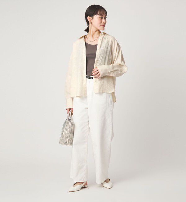 UNITED ARROWS green label relaxing「［size SHORTあり］リネンバランスシャツ」|シャツ・ブラウス|