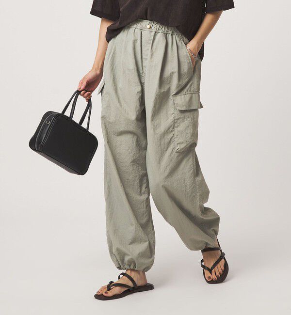 UNITED ARROWS green label relaxing「ウスカル カーゴパンツ UVカット 撥水 接触冷感」|カーゴ|OLIVE