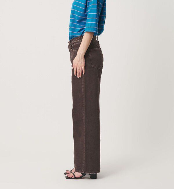 BEAUTY&YOUTH UNITED ARROWS「＜upper hights＞THE NIECE MID RISE デニムパンツ/ダークブラウン」|デニム|