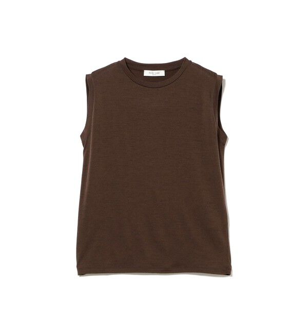 Demi-Luxe BEAMS 「ウォッシャブル ウール ノースリーブ Tシャツ」|Tシャツ・カットソー|