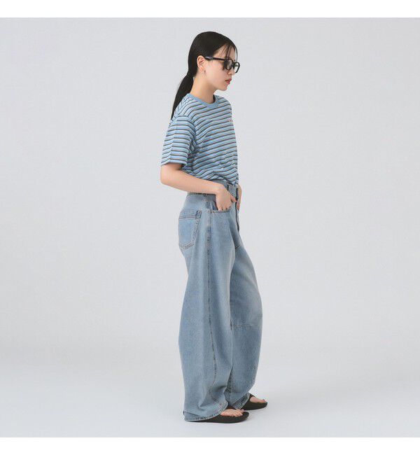 Ray BEAMS 「DANTON / コットン ジャージー Tシャツ 【夏 半袖 Tシャツ ダントン ボーダー 夏先取り】」|Tシャツ・カットソー|