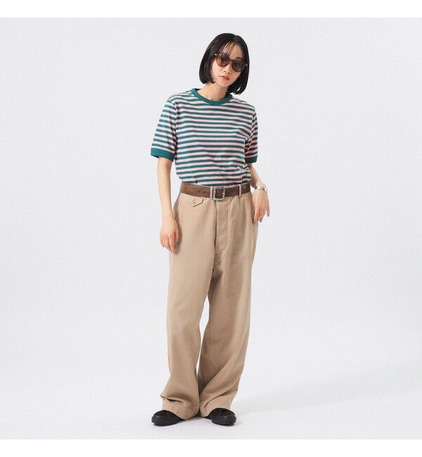 BEAMSBOY「ボーダー バインダー ショートスリーブ Tシャツ」|Tシャツ・カットソー|