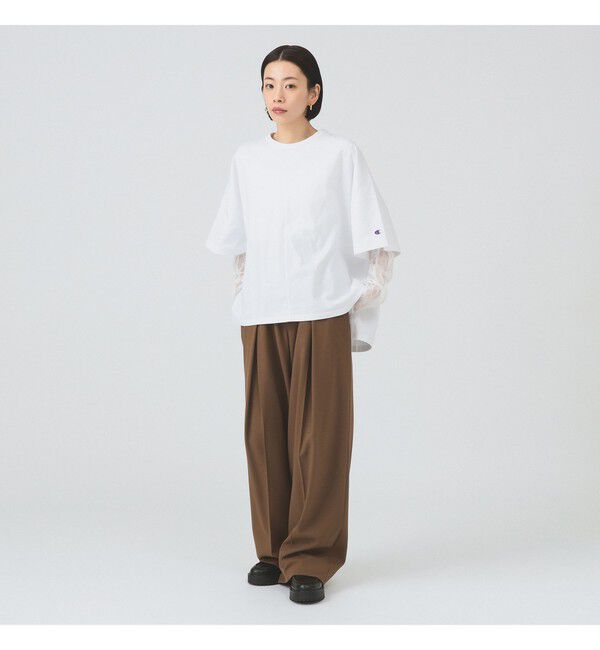 Ray BEAMS 「【別注】Champion / ショート スリーブ Tシャツ」|Tシャツ・カットソー|