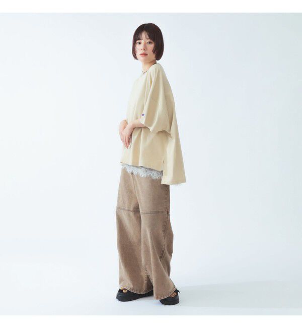 Ray BEAMS 「【別注】Champion / ショート スリーブ Tシャツ」|Tシャツ・カットソー|