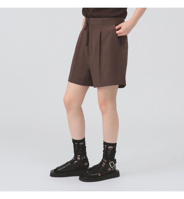 Ray BEAMS 「1タック ショート パンツ」|その他|BROWN