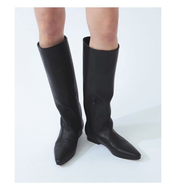Ray BEAMS 「【別注】REMME / ロング ブーツ」|ロングブーツ|BLACK