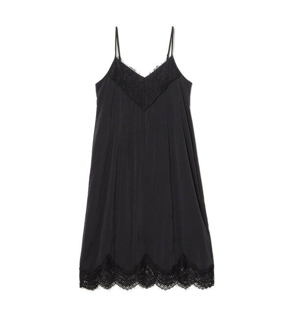 Ray BEAMS 「レース 切り替え Vネック キャミ ワンピース」|ワンピース|