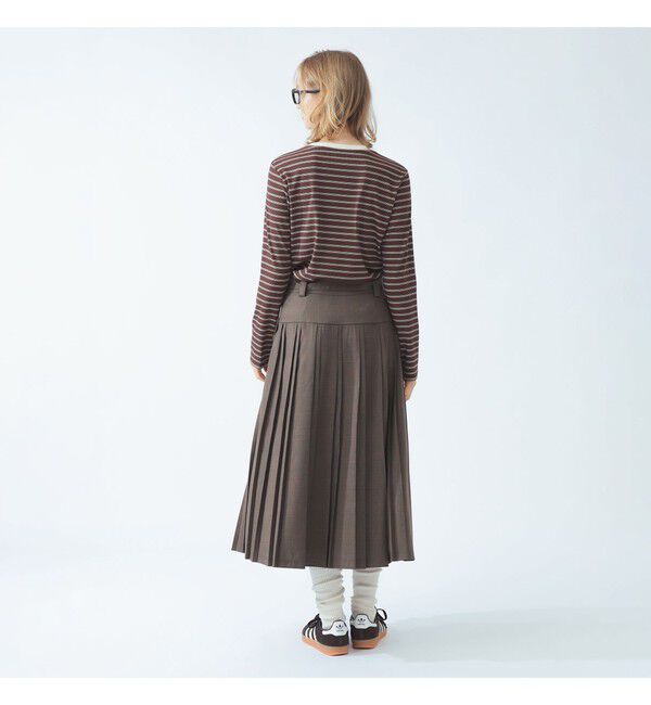 Ray BEAMS 「RIB ボーダー ヘンリーネック Tシャツ」|Tシャツ・カットソー|