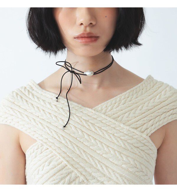 Ray BEAMS 「ケーブル クロスネック ニット タンクトップ」|その他|