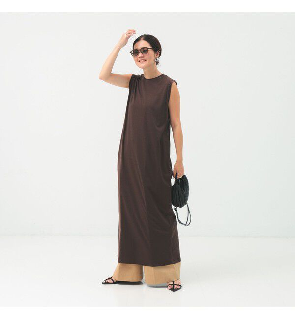 Demi-Luxe BEAMS 「ウォッシャブル ウール ノースリーブ ワンピース」|ワンピース|