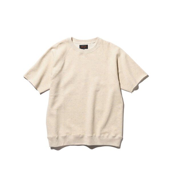 BEAMS PLUS「Sweat Short Sleeve Cut-Off」|スウェット・ジャージ|OATMEAL