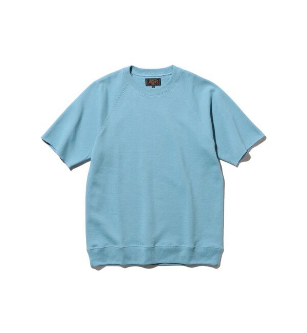 BEAMS PLUS「Sweat Short Sleeve Cut-Off」|スウェット・ジャージ|SAX
