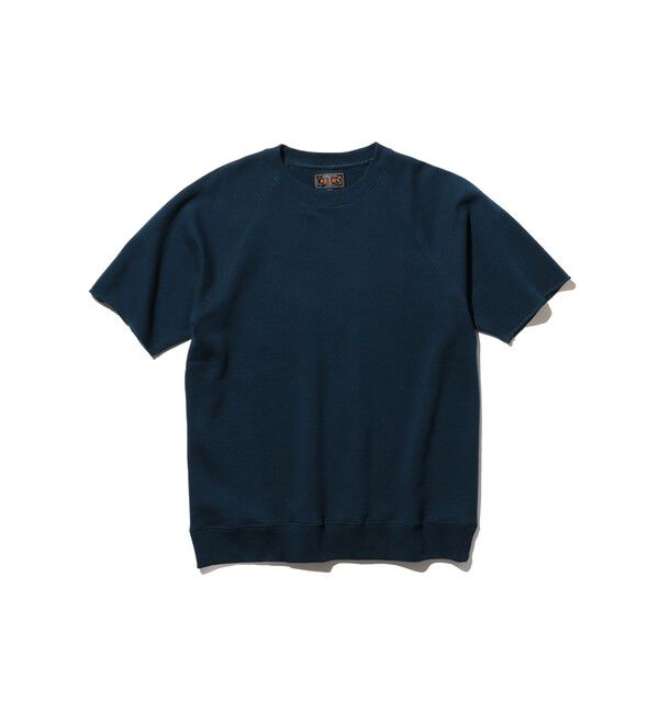 BEAMS PLUS「Sweat Short Sleeve Cut-Off」|スウェット・ジャージ|NAVY
