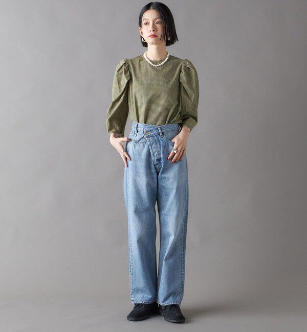 SHIPS for women「SHIPS NINE CASE:〈洗濯機可能〉パフスリーブ ブラウス」|シャツ・ブラウス|