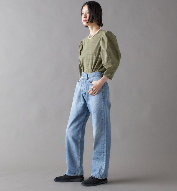 SHIPS for women「SHIPS NINE CASE:〈洗濯機可能〉パフスリーブ ブラウス」|シャツ・ブラウス|