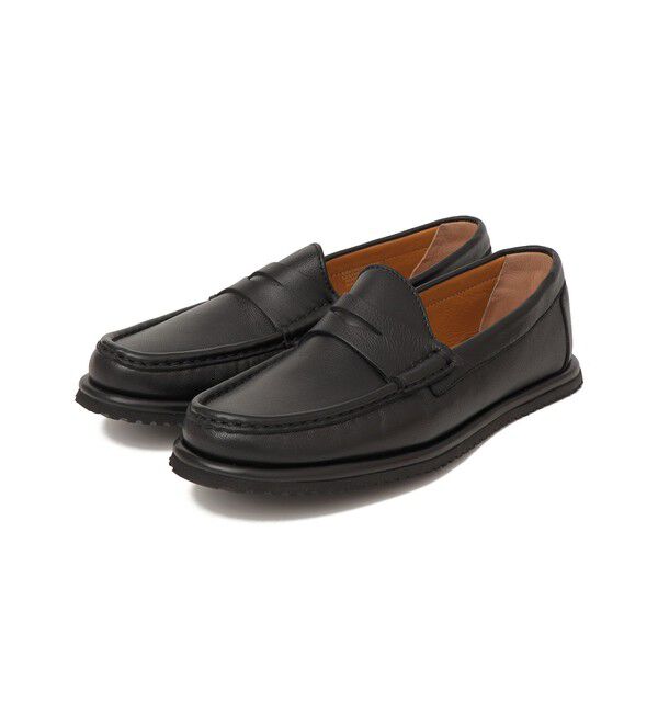 SHIPS for women「CORSO ROMA:ソール ソフト ローファー（Vibram）」|ローファー|ブラック