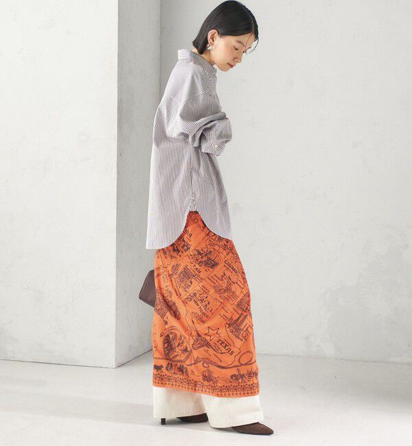 SHIPS for women「【一部SHIPS別注】BINDU: スカーフ 100&times;100」|バンダナ・スカーフ|