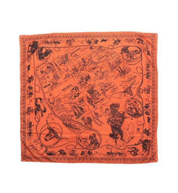 SHIPS for women「【一部SHIPS別注】BINDU: スカーフ 100&times;100」|バンダナ・スカーフ|