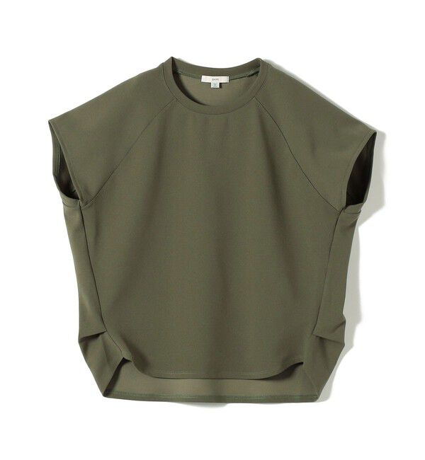 SHIPS for women「〈接触冷感/UVカット/吸水速乾〉ジョーゼット サイド タック フォルム スリーブ プルオーバー」|Tシャツ・カットソー|