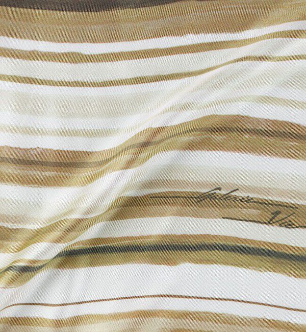 TOMORROWLAND GOODS「GALERIE VIE Sea Waves Drawing Scarf」|バンダナ・スカーフ|