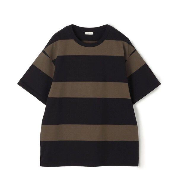GALERIE VIE「ファインコットン ドロップショルダープルオーバー」|Tシャツ・カットソー|66 ネイビー系