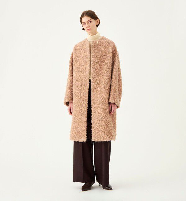Ballsey「【WEB先行予約】Danielle ミドルコート」|ノーカラーコート|