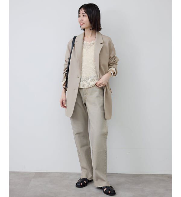 SLOBE IENA「《追加》PE SHARK ビックジャケット」|テーラードジャケット|