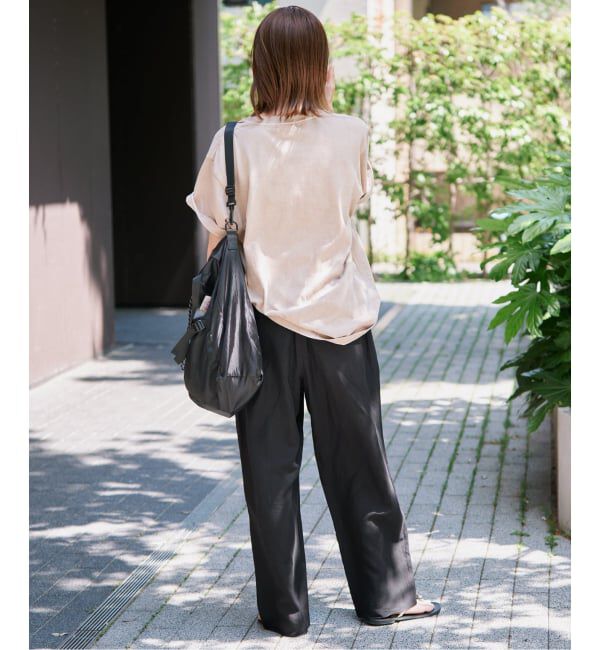SLOBE IENA「《セットアップ対応可》リネン混パンツ」|その他|