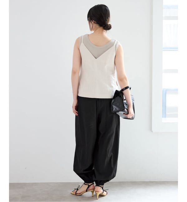 IENA「ウォッシャブルタフタバルーンパンツ」|その他|