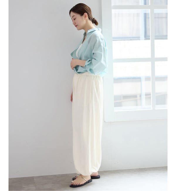 IENA「ウォッシャブルタフタバルーンパンツ」|その他|