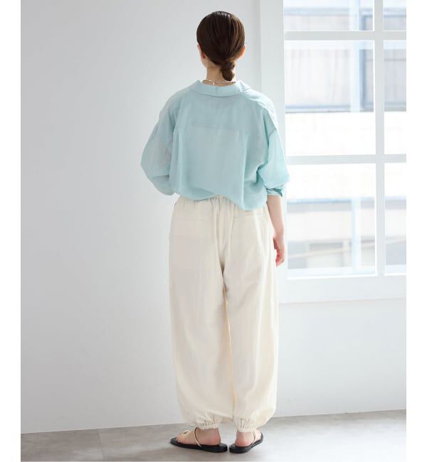 IENA「ウォッシャブルタフタバルーンパンツ」|その他|