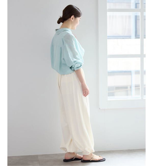 IENA「ウォッシャブルタフタバルーンパンツ」|その他|