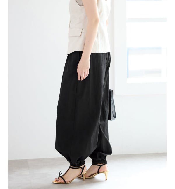 IENA「ウォッシャブルタフタバルーンパンツ」|その他|