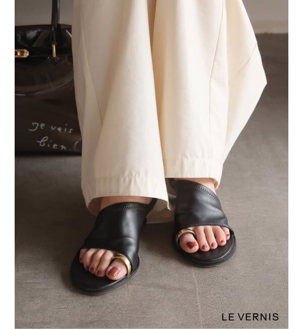SLOBE IENA「LE VERNIS/ル・ベルニ Toe ring sandals」|サンダル|