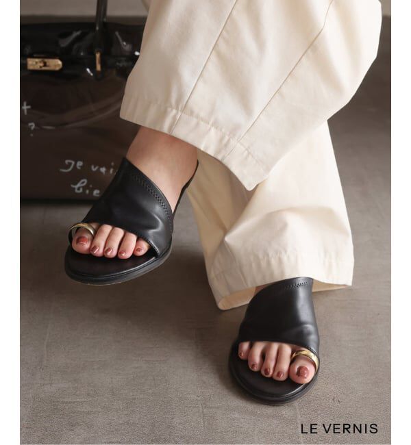 SLOBE IENA「LE VERNIS/ル・ベルニ Toe ring sandals」|サンダル|