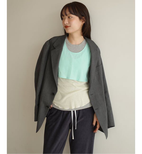 SLOBE IENA「《3枚セット》Plus by ONIT/オニット SLOBE別注 3セットタンクトップ」|タンクトップ|