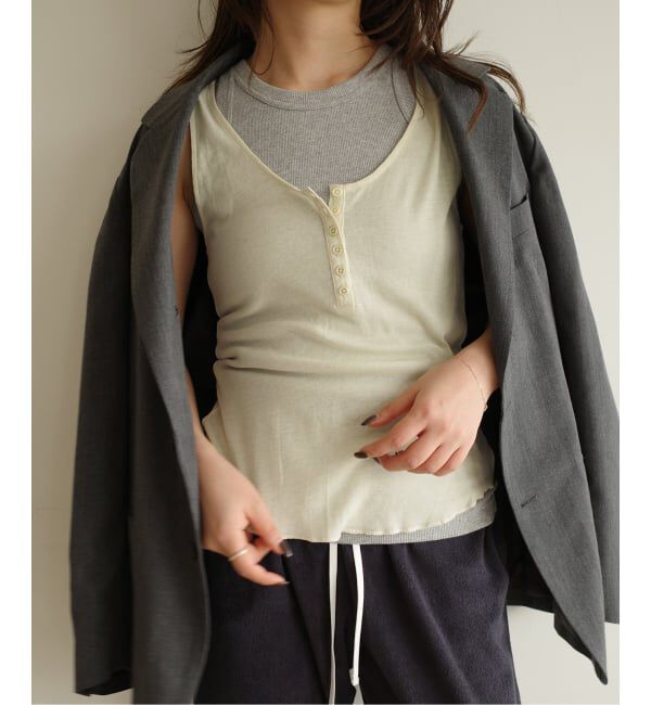 SLOBE IENA「《3枚セット》Plus by ONIT/オニット SLOBE別注 3セットタンクトップ」|タンクトップ|