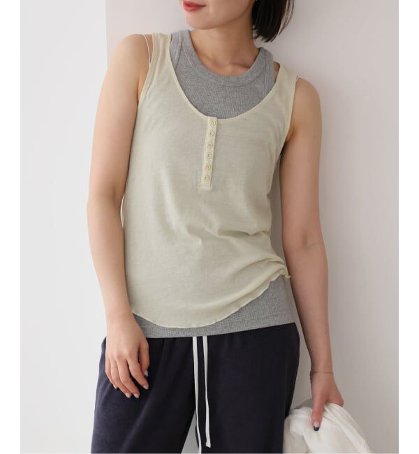 SLOBE IENA「《3枚セット》Plus by ONIT/オニット SLOBE別注 3セットタンクトップ」|タンクトップ|