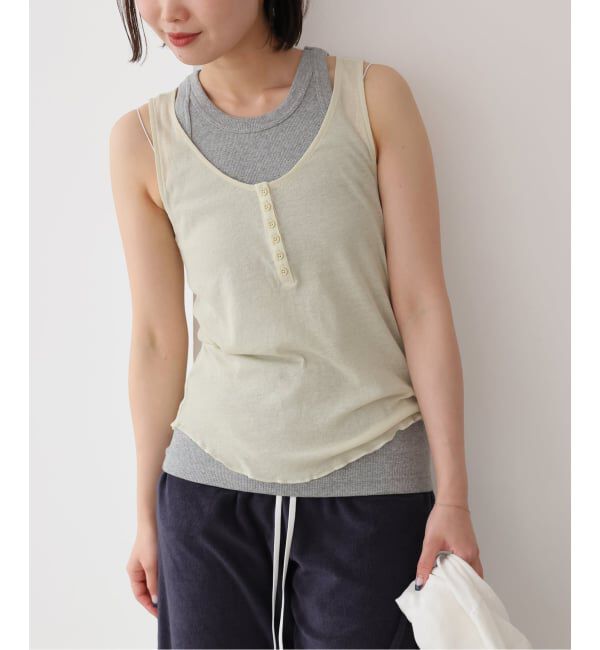 SLOBE IENA「《3枚セット》Plus by ONIT/オニット SLOBE別注 3セットタンクトップ」|タンクトップ|