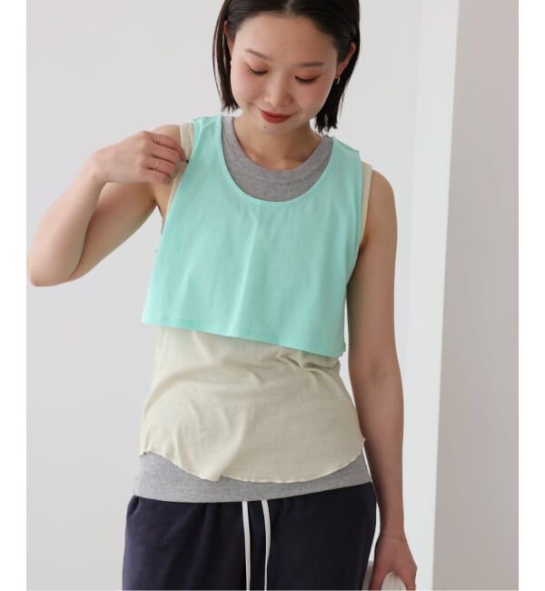 SLOBE IENA「《3枚セット》Plus by ONIT/オニット SLOBE別注 3セットタンクトップ」|タンクトップ|