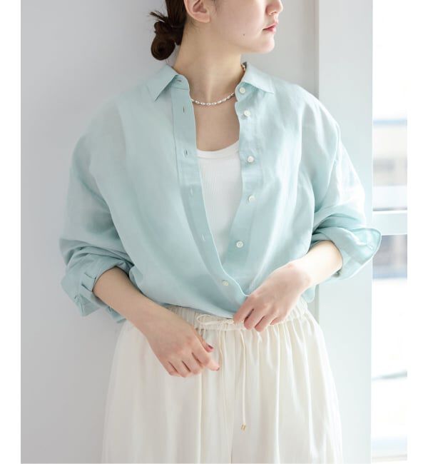 IENA「《追加》ラミーリヨセル2wayシャツ」|シャツ・ブラウス|
