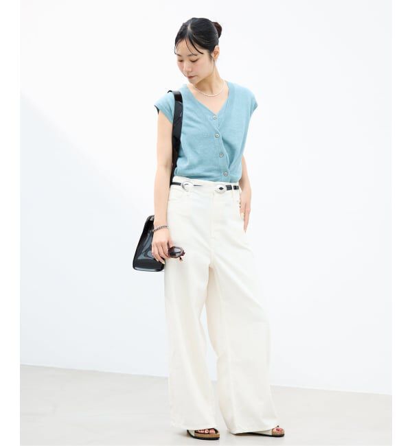 IENA「upper hights/アッパーハイツ THE LAZY LIAM パンツ 120319102」|チノ|