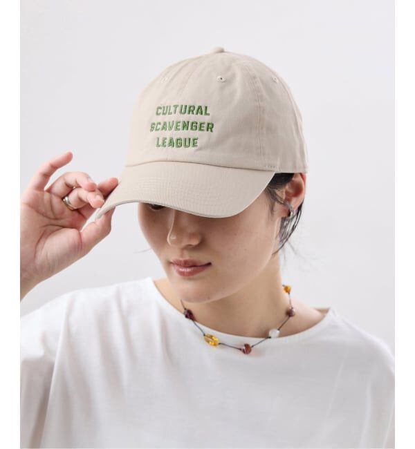 IENA「LOOSE JOINTS/ルーズ・ジョインツ SPECTATOR CULTURAL SCAVENGE キャップ」|キャップ・キャスケット|ベージュ